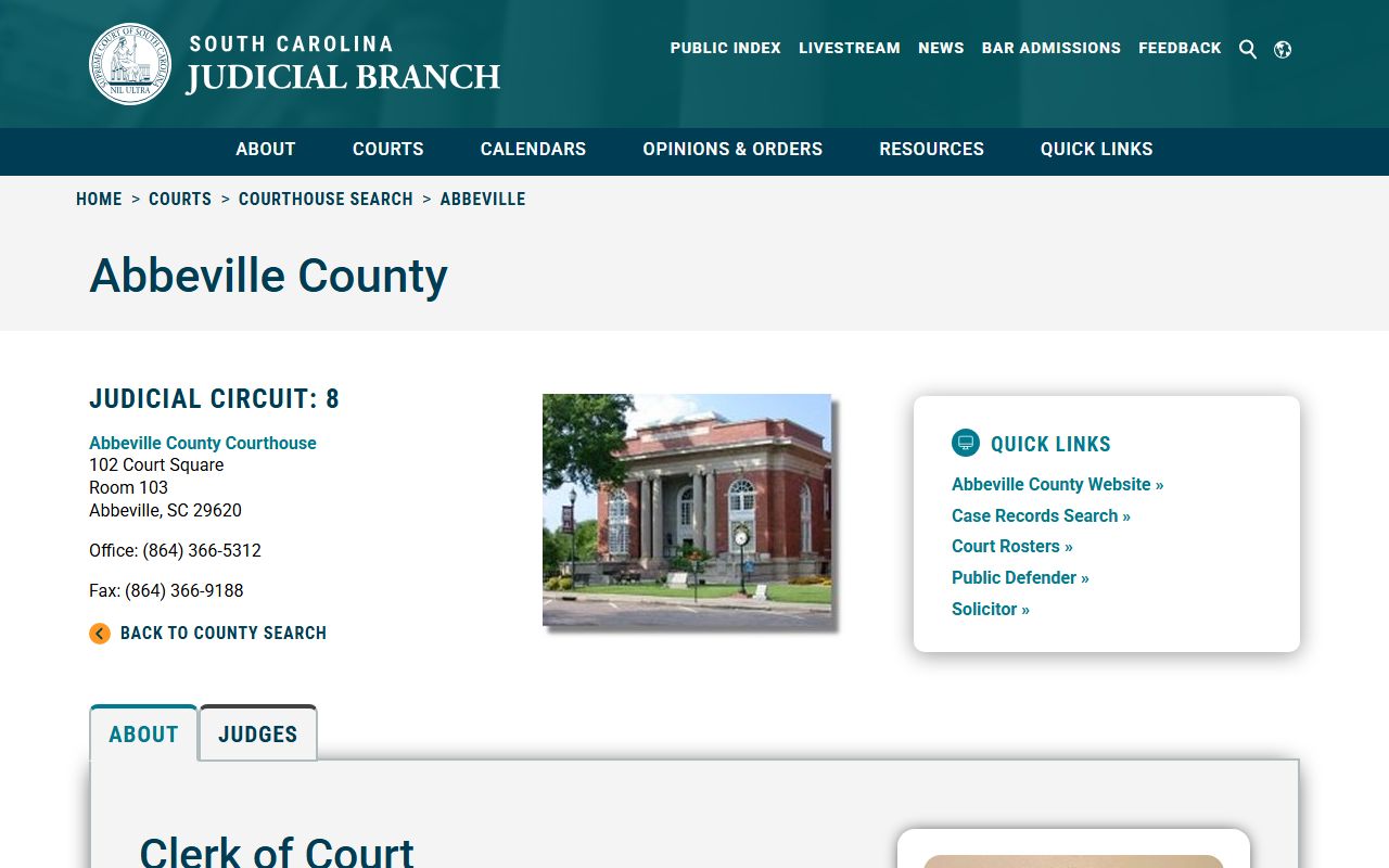 abbeville county clerk of court abbeville county traffic court records